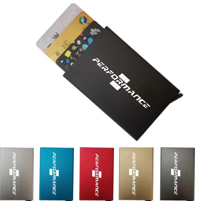 

For BMW M Emblem F30 E60 E53 E30 E92 E87 E46 E36 E34 F10 RFID Anti-theft Smart Holder Thin ID Card Holder Metal Bank Credit Card