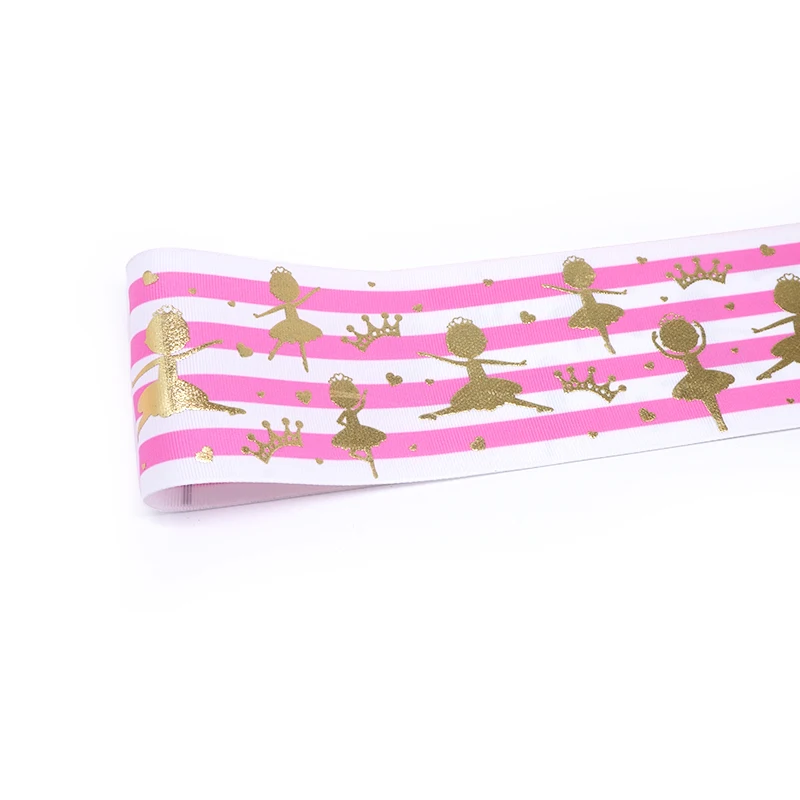 TZ00101 DIY craft supplies cartoon character printed grosgrain ribbon 75mm width 50 yards. TZ001 - Цвет: TZ00101