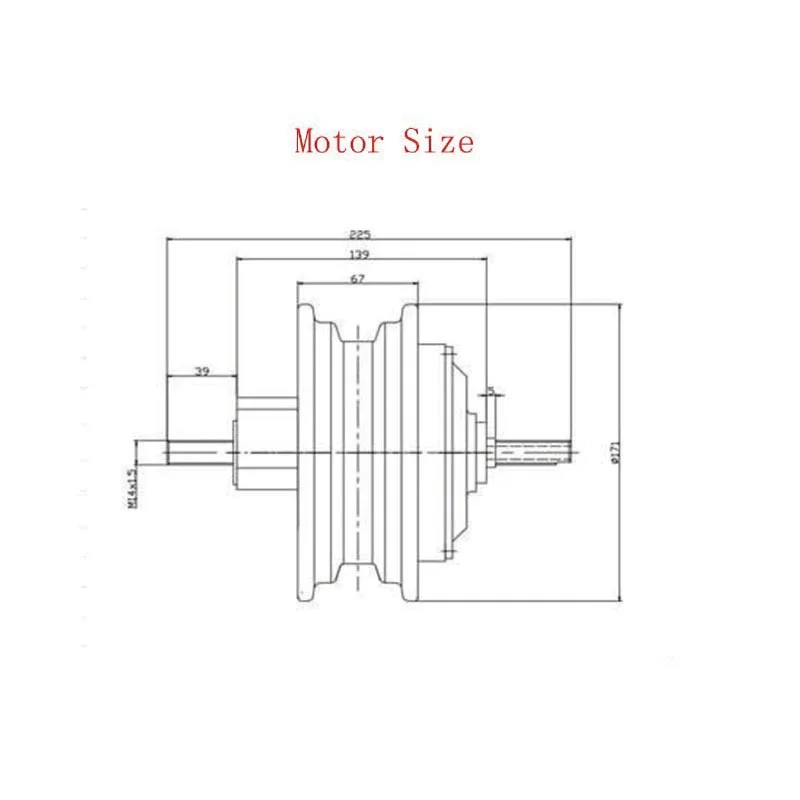 Двигатель для велосипедного скутера 36 В 48 двигатель фотоэлектрического колеса