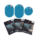 Зеркальная защитная пленка заднего вида для автомобиля 2 шт., противотуманная прозрачная непромокаемая Защитная мягкая пленка на зеркало заднего вида, автомобильные аксессуары