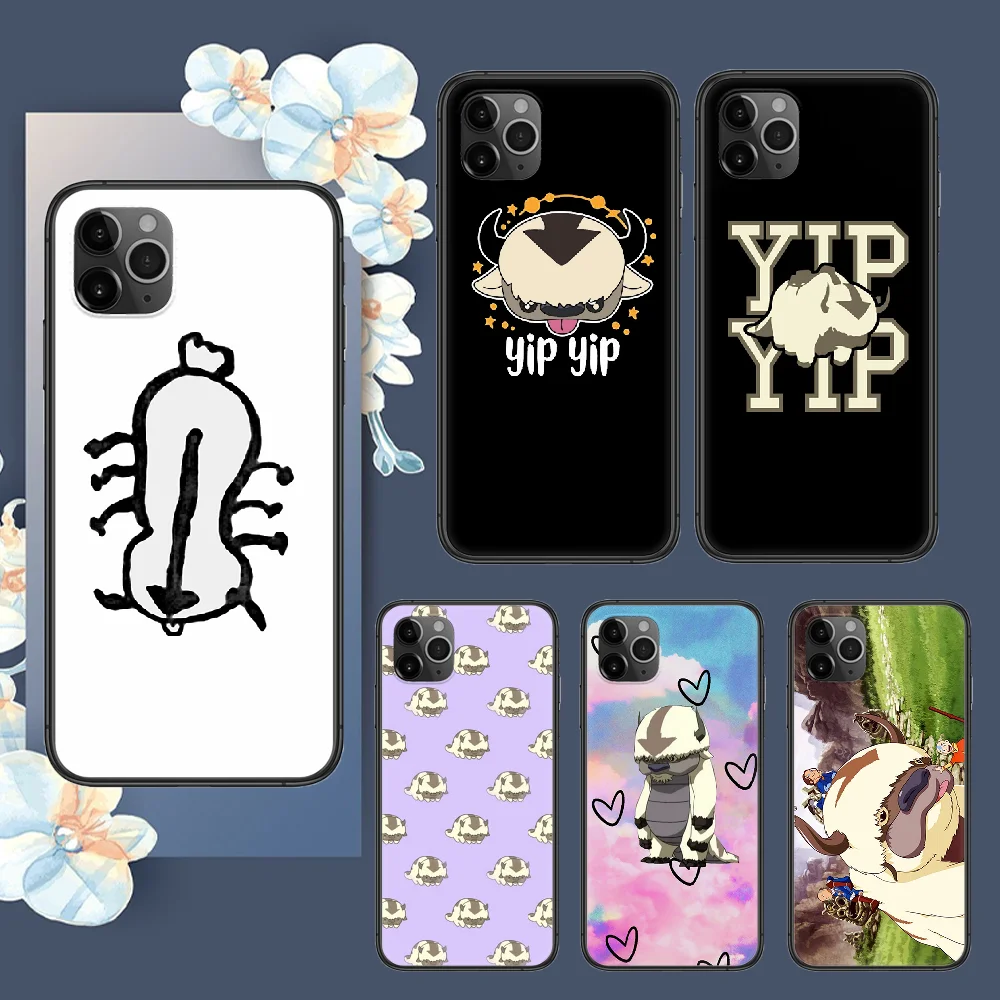 Appa Ип Аватар чехол для телефона чехол Корпус для iphone 5 5s se 2, 6, 6s, 7, 8, 12 мини plus X XS XR 11 PRO MAX черный ТПУ-чехол Мода
