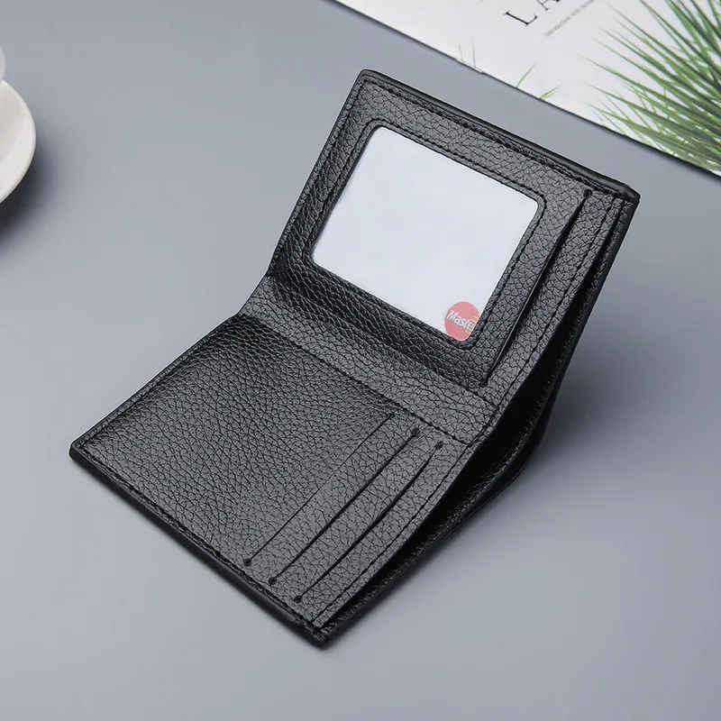 

New men's wallet short multifunctional thin money clip Korean fashion dollar clip wholesale