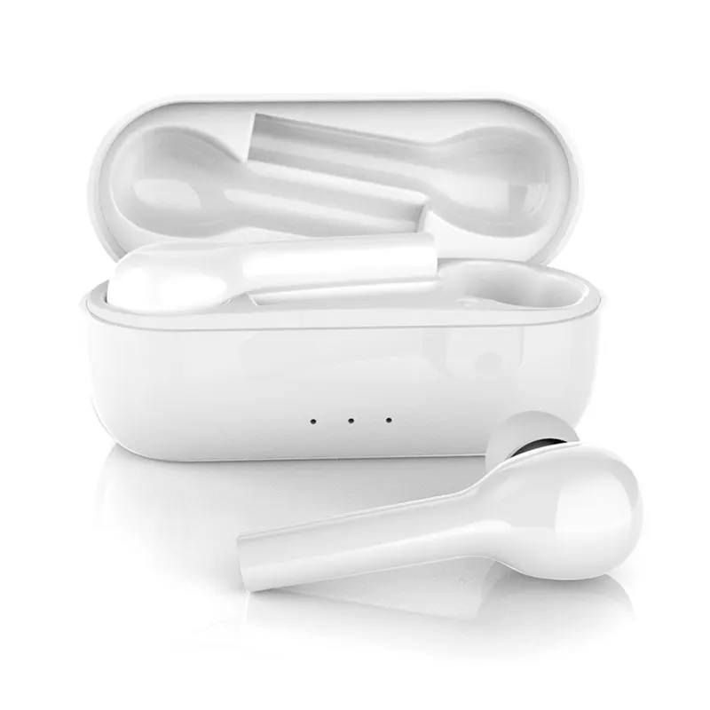 White TWS Bluetooth наушники с двумя драйверами для Xiaomi Airdots Pro 2, беспроводные наушники, бас спортивная Гарнитура для Redmi Note 8 Umidigi F2 - Цвет: White