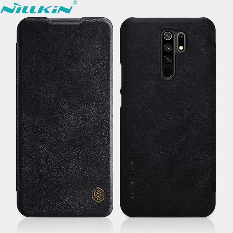 Чехол NILLKIN QIN Series с откидной крышкой для Xiaomi Redmi 9 кожаный чехол карманом карт