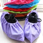 Нетканые бахилы, многоразовые Бахилы для ботинок, одноразовые толстые бахилы, пыленепроницаемые Нескользящие бахилы для защиты пола в помещении