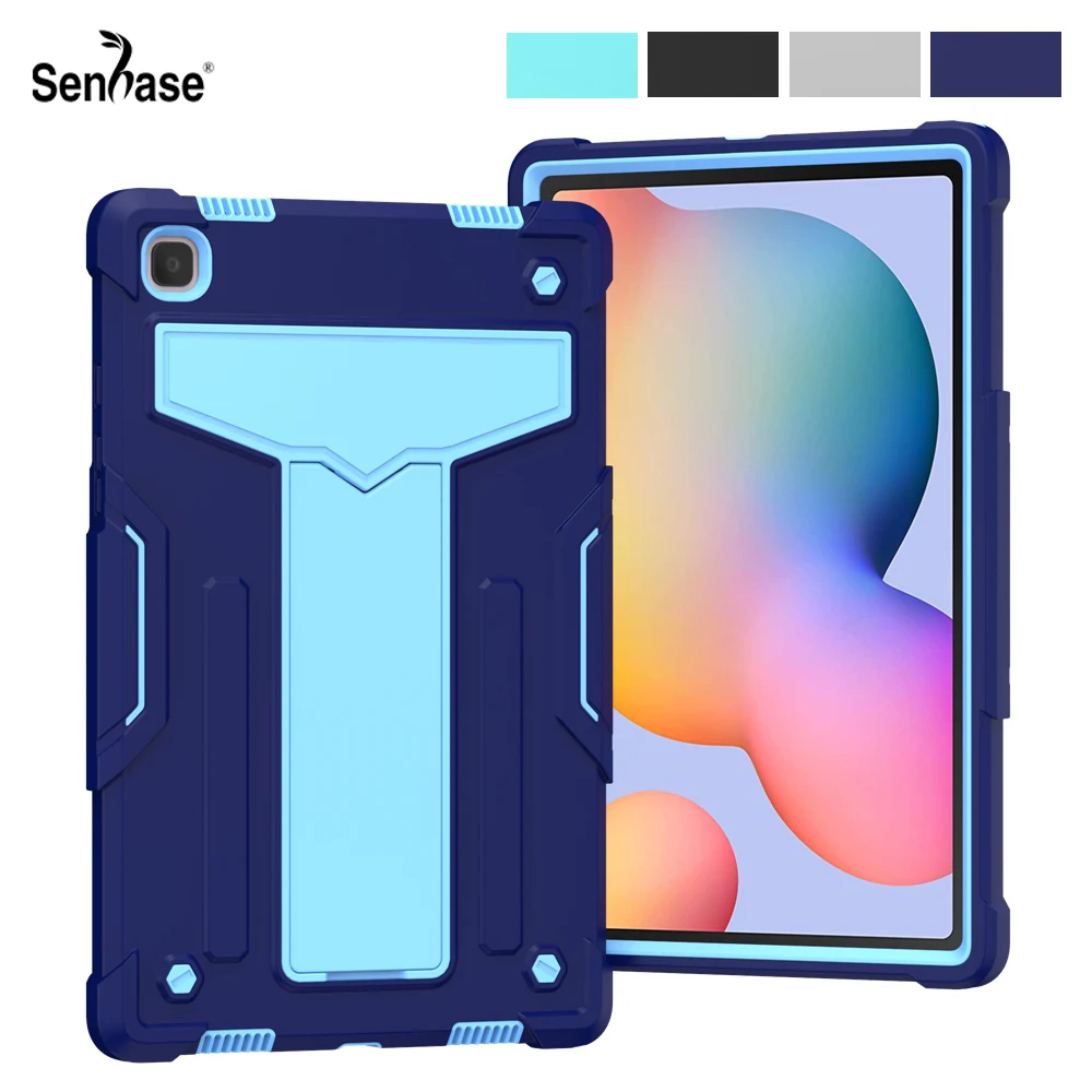 

Kids Safe PC Silicon Hybrid Shockproof Anti-fall Stand Tablet Cover For Samsung Galaxy Tab A7 10.4 2020 SM-T500 SM-T505 Case