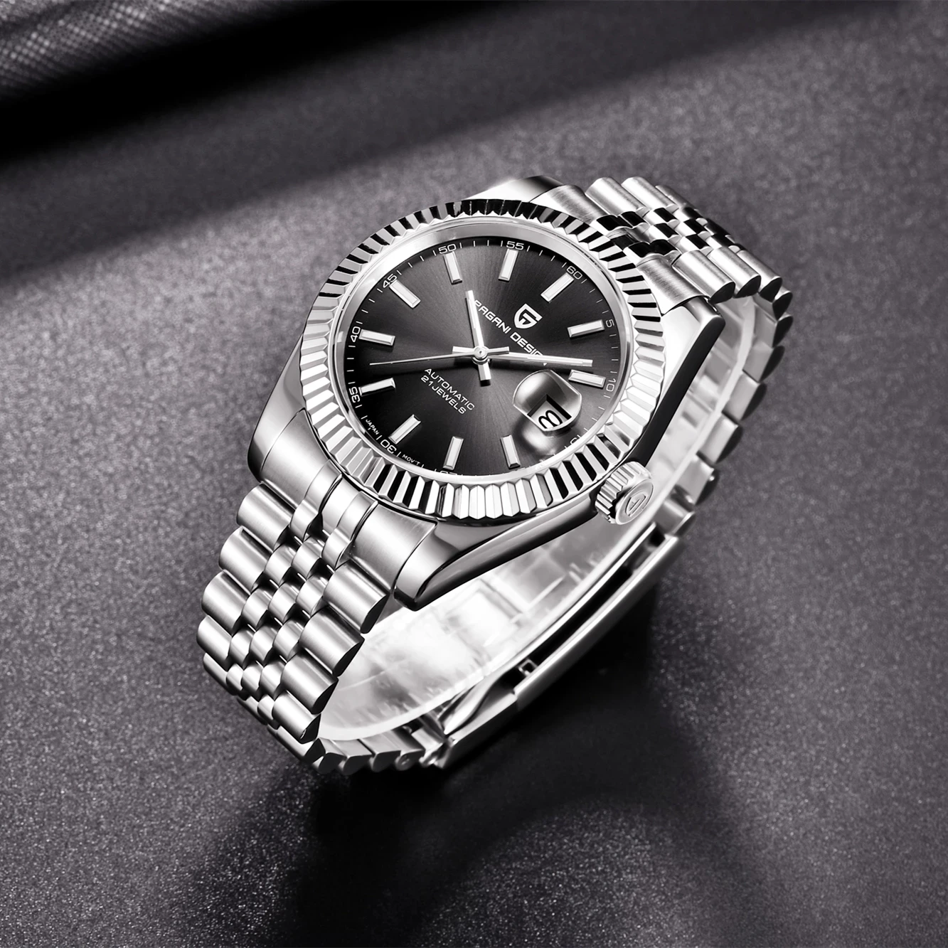 

PAGANI DESIGN Top Brand New Stainless Steel Mechanical Watch Sapphire Glass Automatic Clock Luxury Waterproof Movement Herrenuhr