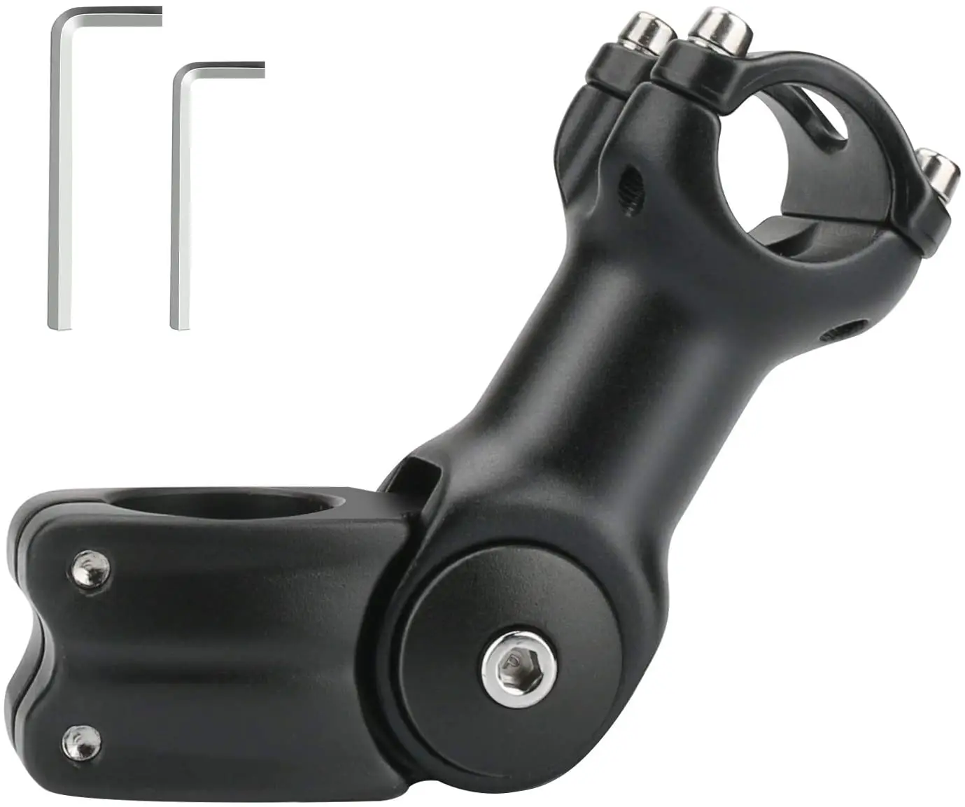 

31,8/25,4 мм велосипедный stem110 мм-60 ° ~ + 60 ° Регулируемый MTB Stem велосипедный руль Stem Riser Extender с 2 шестигранными ключами из алюминиевого сплава