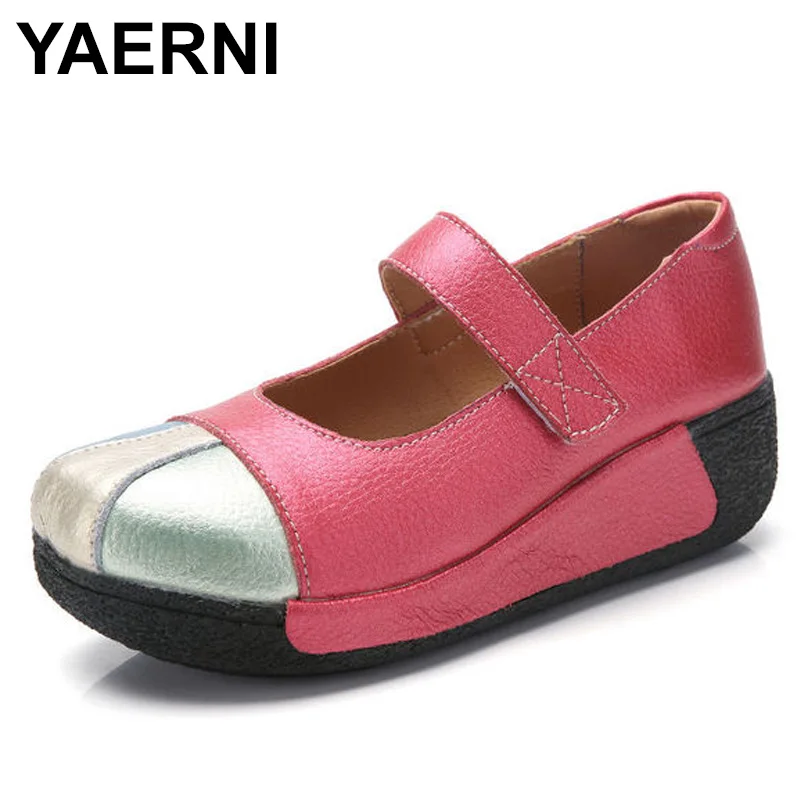 

YAERNI 2021 Women Flats Casual Shoes Loafers Woman Sneakers Nurse Woman Mocassin Femme Plus Size