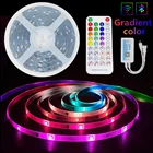 Светодиодная лента Ws 2812b, гибкая лампа, Диодная Bluetooth RGB 5050, Светодиодная лента Dream Color luces 5 м 10 м 12 В постоянного тока, управление музыкой для комнаты