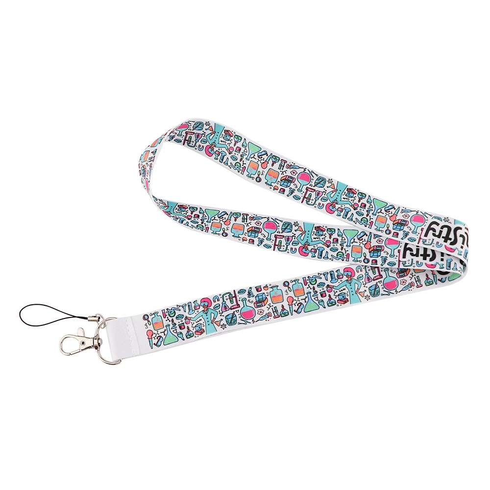 Брелок для ключей SP1539 с химическим шнурком мультяшный шейный ремешок брелок