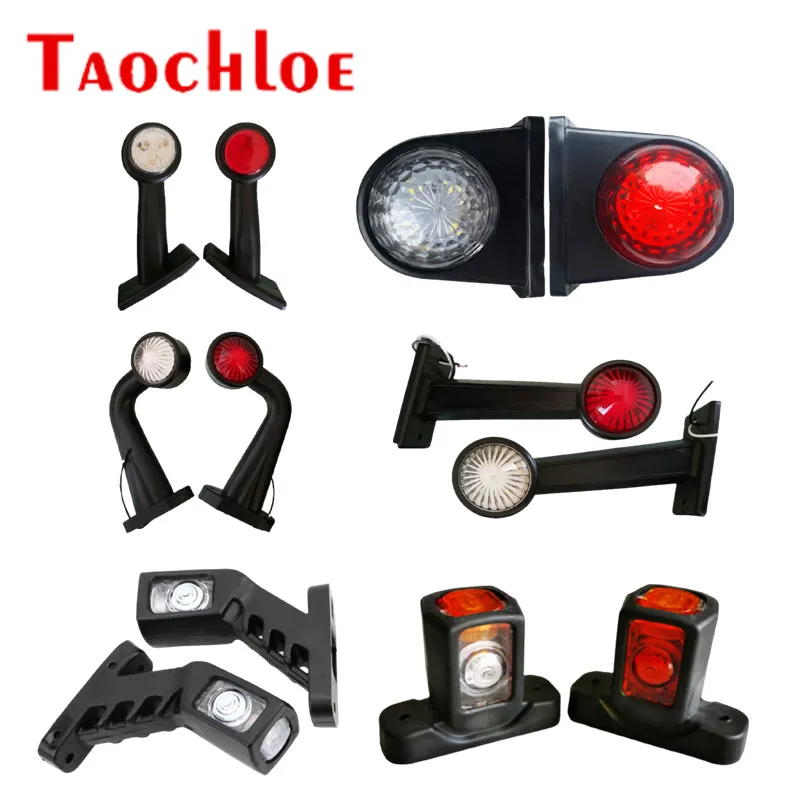 

2Pcs 12V 24V Parking Lights For Trailer LED Position Light Truck Rear Lights Tractor Wide Lighting Clearance Lamps