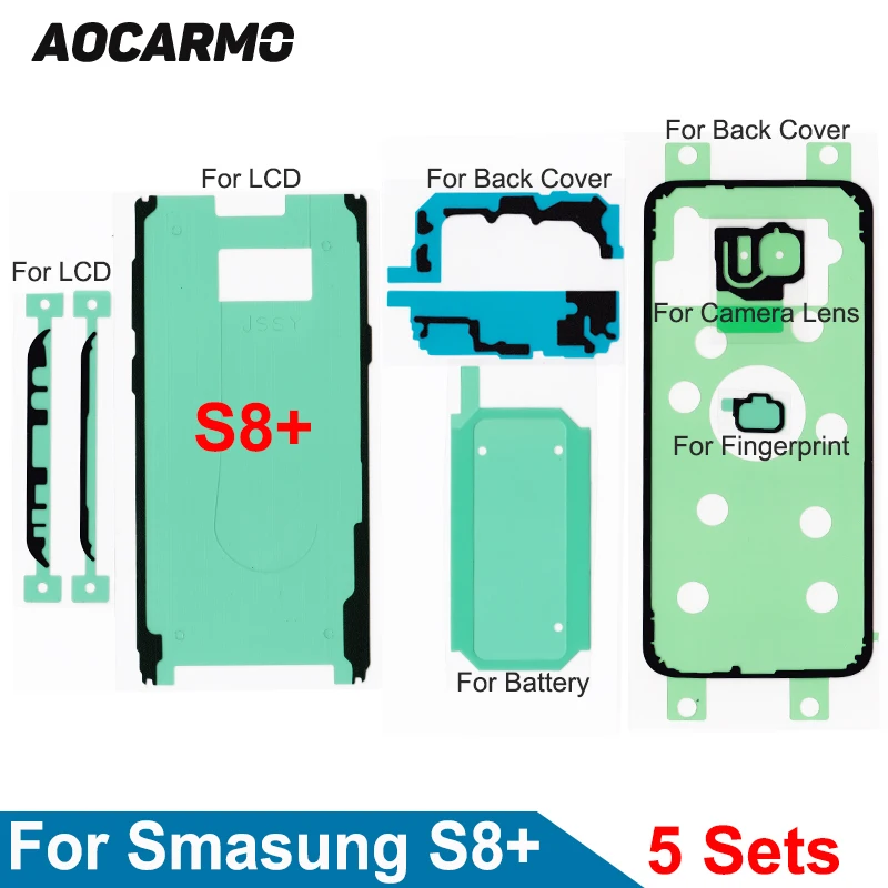 5 компл./лот для Samsung Galaxy S8plus SM G9550 LCD S8 + 6 2 &quotЭкран Задняя крышка батареи объектив