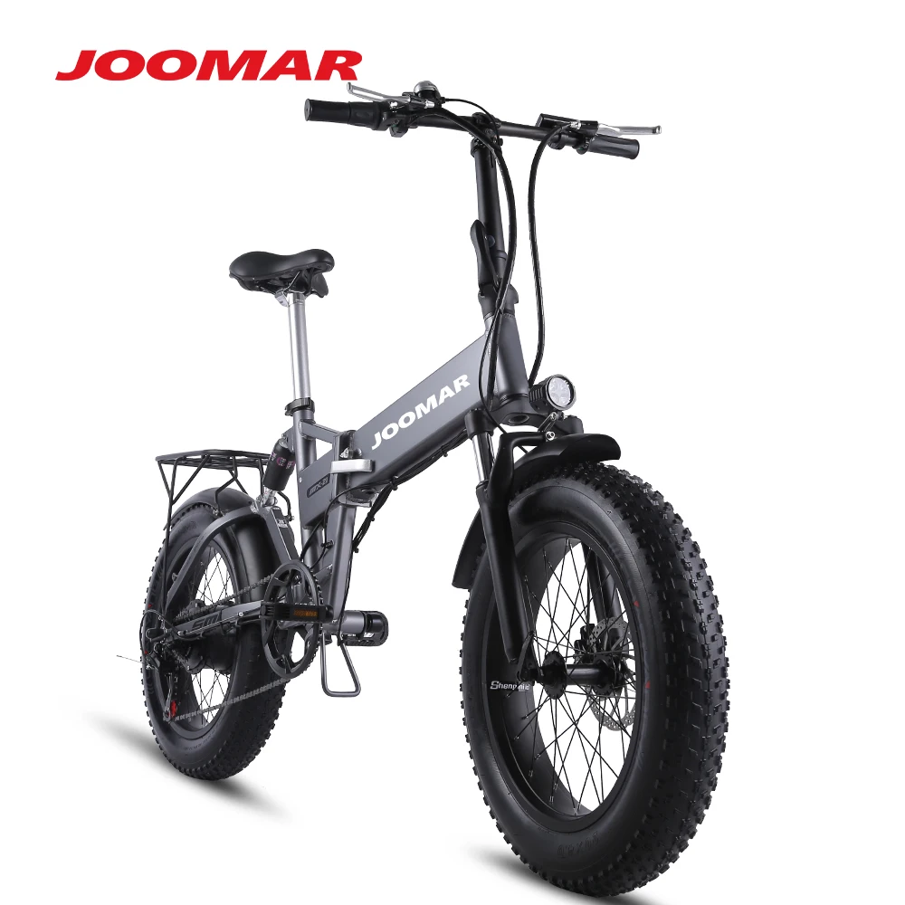 Preise JOOMAR Elektrische Bike 500W Faltbare Mountainbike Ebike 4,0 Fett Reifen 20 Zoll Snowbike Strand Radfahren Für Männer 48V 12,8 AH JM21 Plus