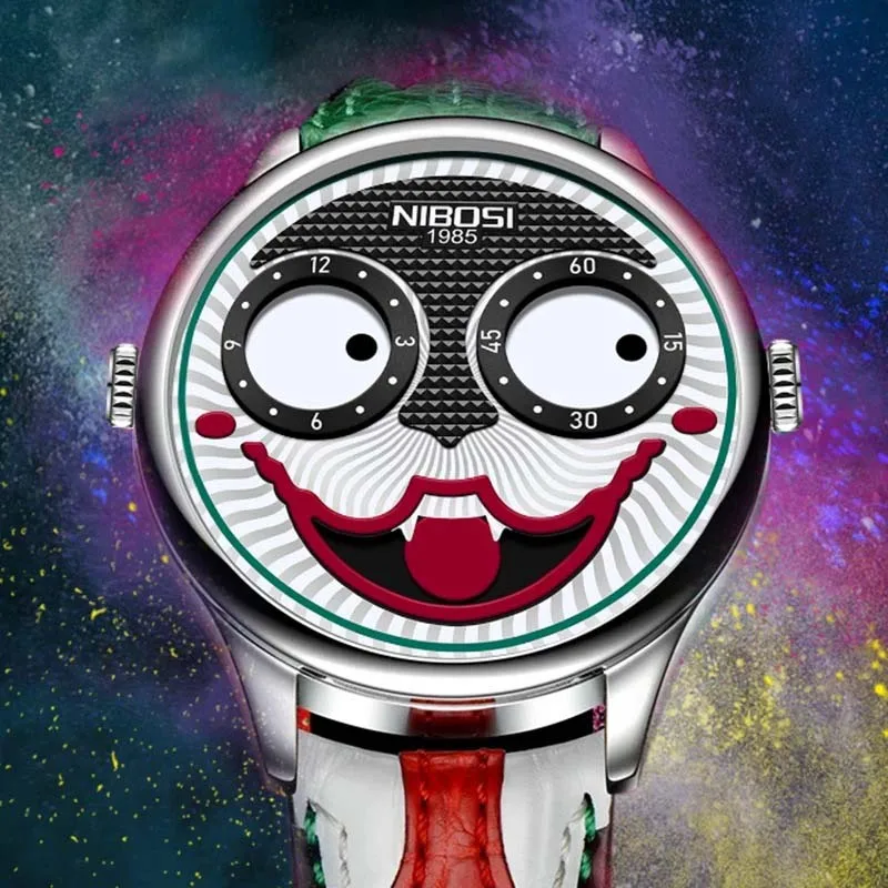 

Nibosi Waterproof Corium Strap Man's Wristwatch Trendy Hot Style Quartz Fashion Watches Men
