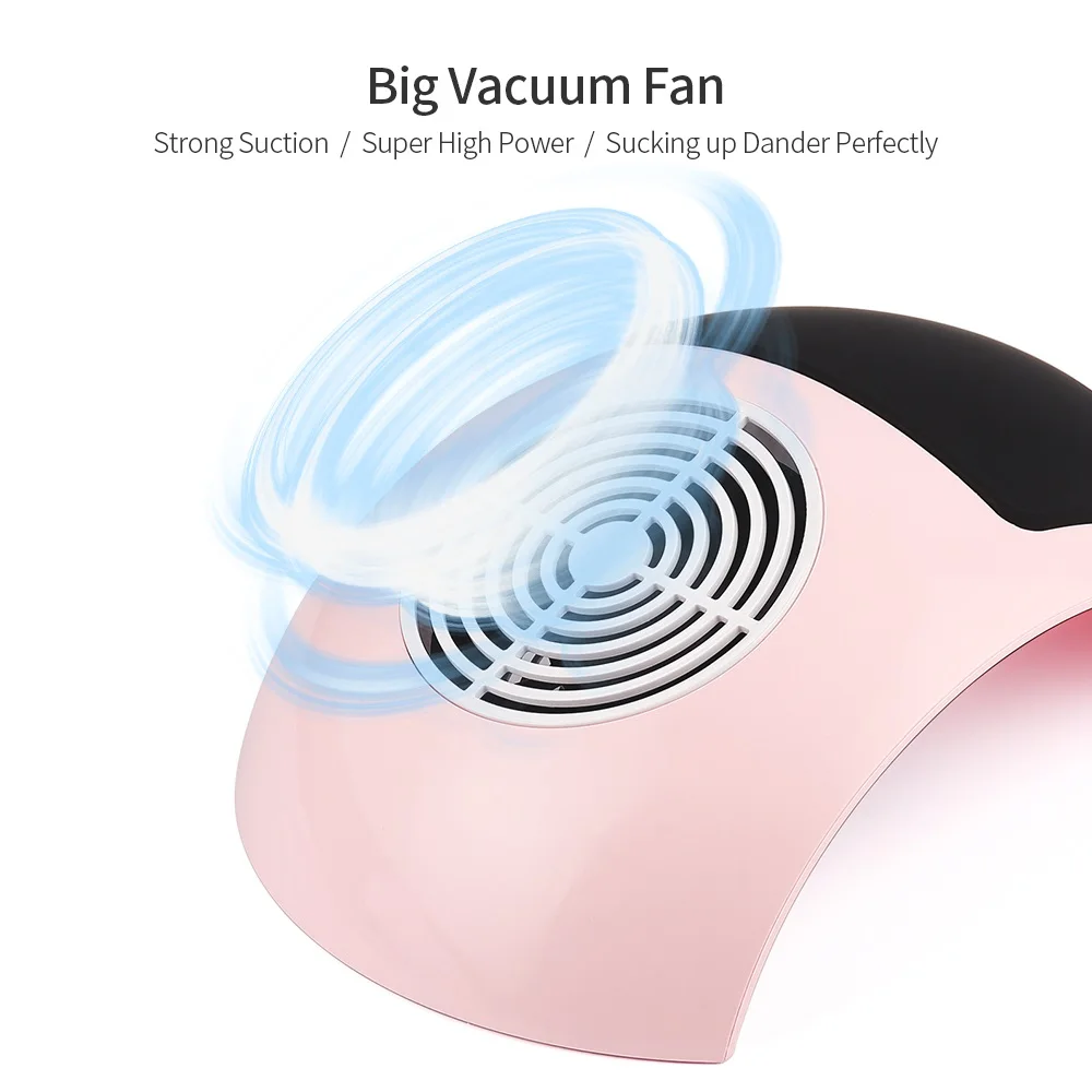 80 Вт Мощный маникюрный пылесборник арочные ногтей всасывания пыли пылесоса