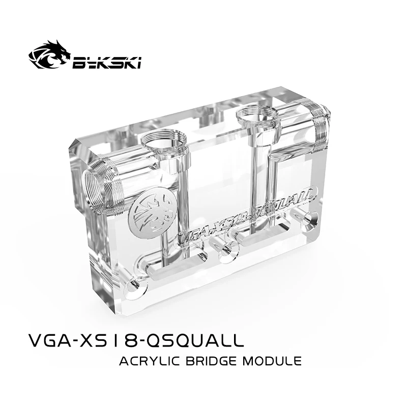 Мостовой модуль BYKSKI G1/4 &quotдля мультиграфической карты/Акриловые разъемы