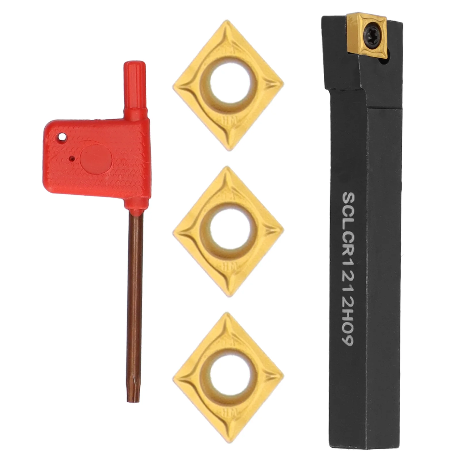 

Набор пластин для токарного станка, комплект из 5 твердосплавных лезвий с хвостовиком и отверткой, в форме ромба, для индустрии