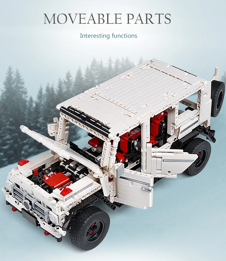 DHL Yeshin Technic Машинки Игрушки 20100 G500 AWD вагон детские рождественские игрушки Сборная модель автомобиля подарки строительные блоки кирпичи