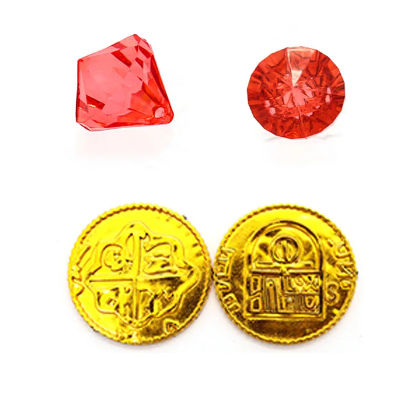 Горячие дети драгоценные камни игрушки Кристалл Алмаз сокровище пиратов Охота