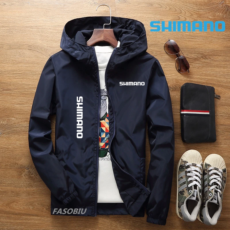

New Shimano Hooded Sports Fishing Jacket Men's 2021 Summer Outdoor Climbing Clothes Waterproof Sunscreen Thin Fishing Clothing