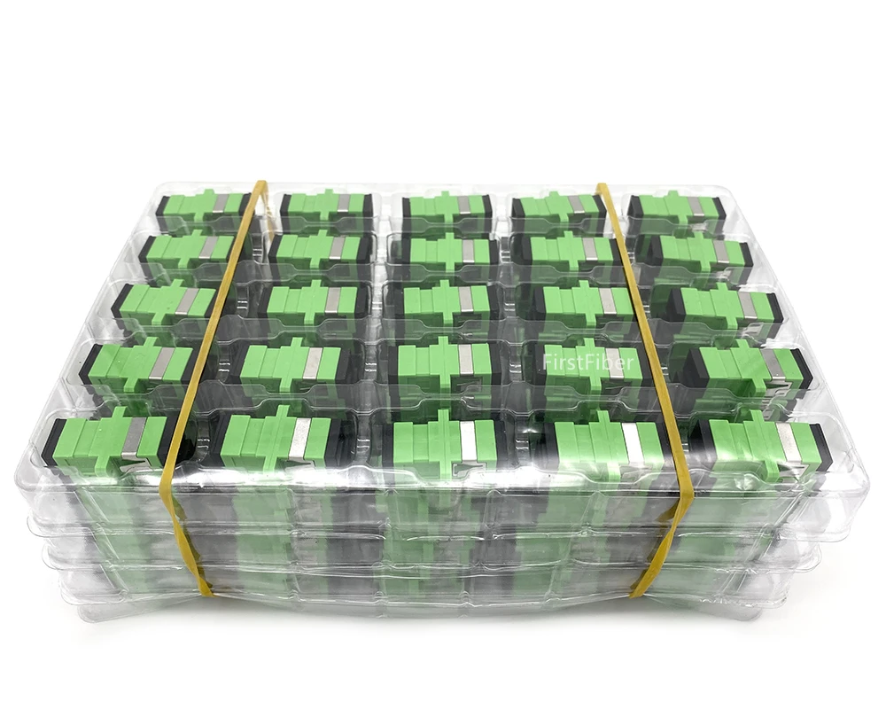 

SC APC connector adapter SC Connector Fiber Optic Adapter,flange Fiber Optic Connector Simplex Single mode Plastic