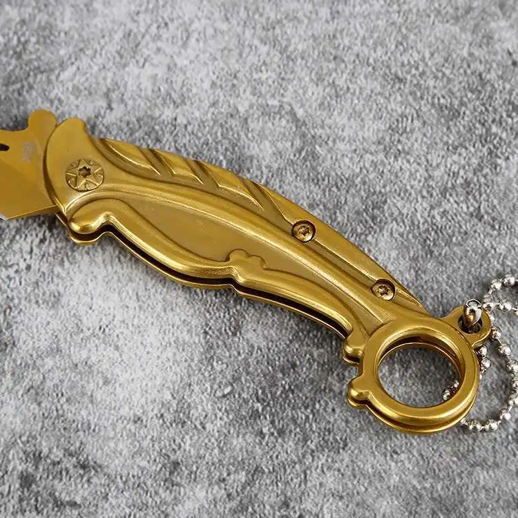 Карманный нож для самообороны многофункциональный складной из нержавеющей