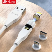 jh link details about 3 in 1 magnetic fast charging usb cable charger phone