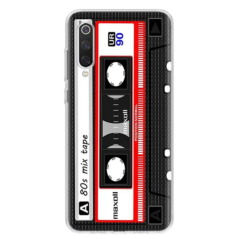 Retro Side Old Style Tape Cassette Phone Case For Xiaomi Mi 12X 11i 12 11 Lite 11T Pro 9T 8T 10 9 8 Ultra 5X 6X 5G Capa Cover images - 6