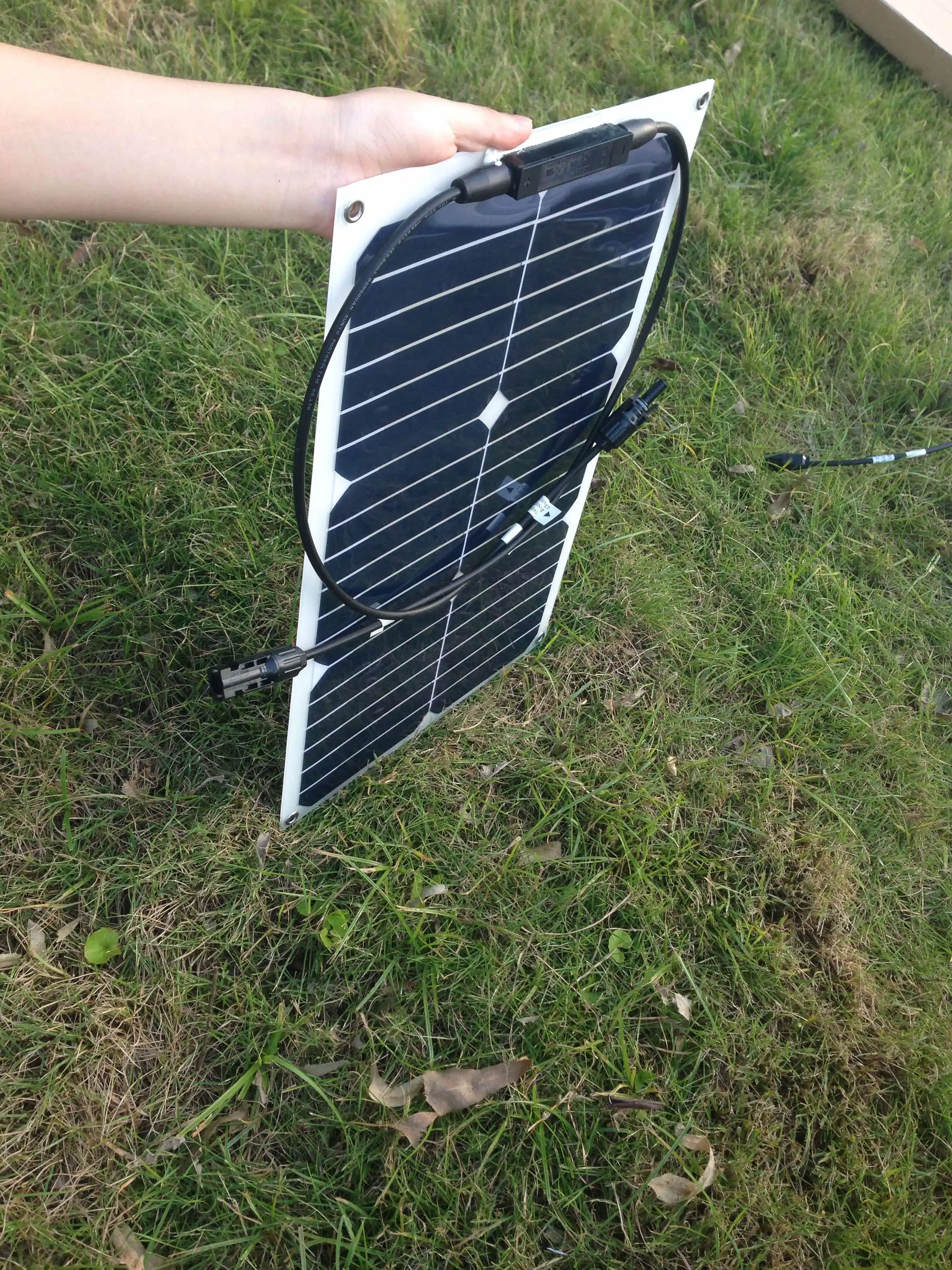 rg High-efficiency monocrystalline semi flexible solar panel 20w cell 19.2% charging efficiency | Электроника