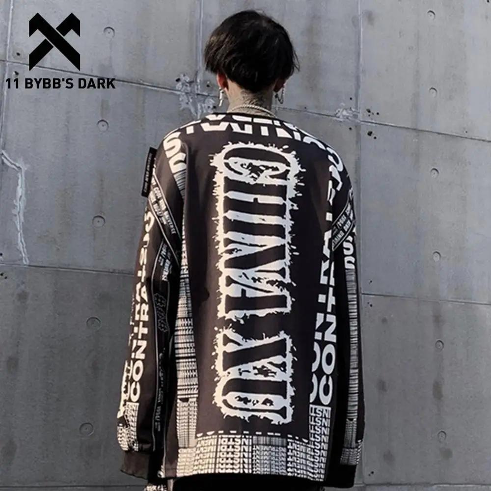 11 BYBB'S DARK хип хоп толстовки с надписями и граффити для мужчин 2020 Harajuku модные