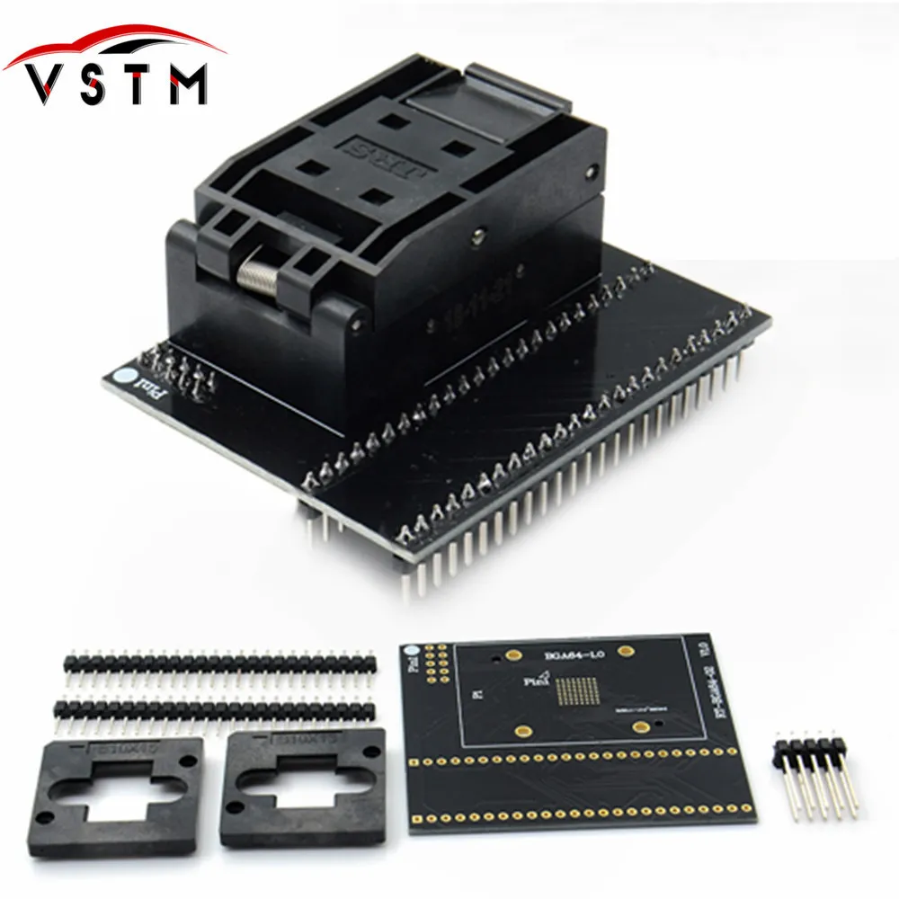 BGA64 Special EMMC Adapter For RT809H Programmer RT-BGA64-01 Socket 1.0mm spacing frame 11*13mm Original Free Shipping |
