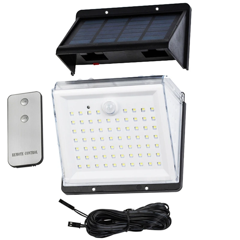 88 светодиодный светильник с датчиком движения на солнечной энергии голосовой