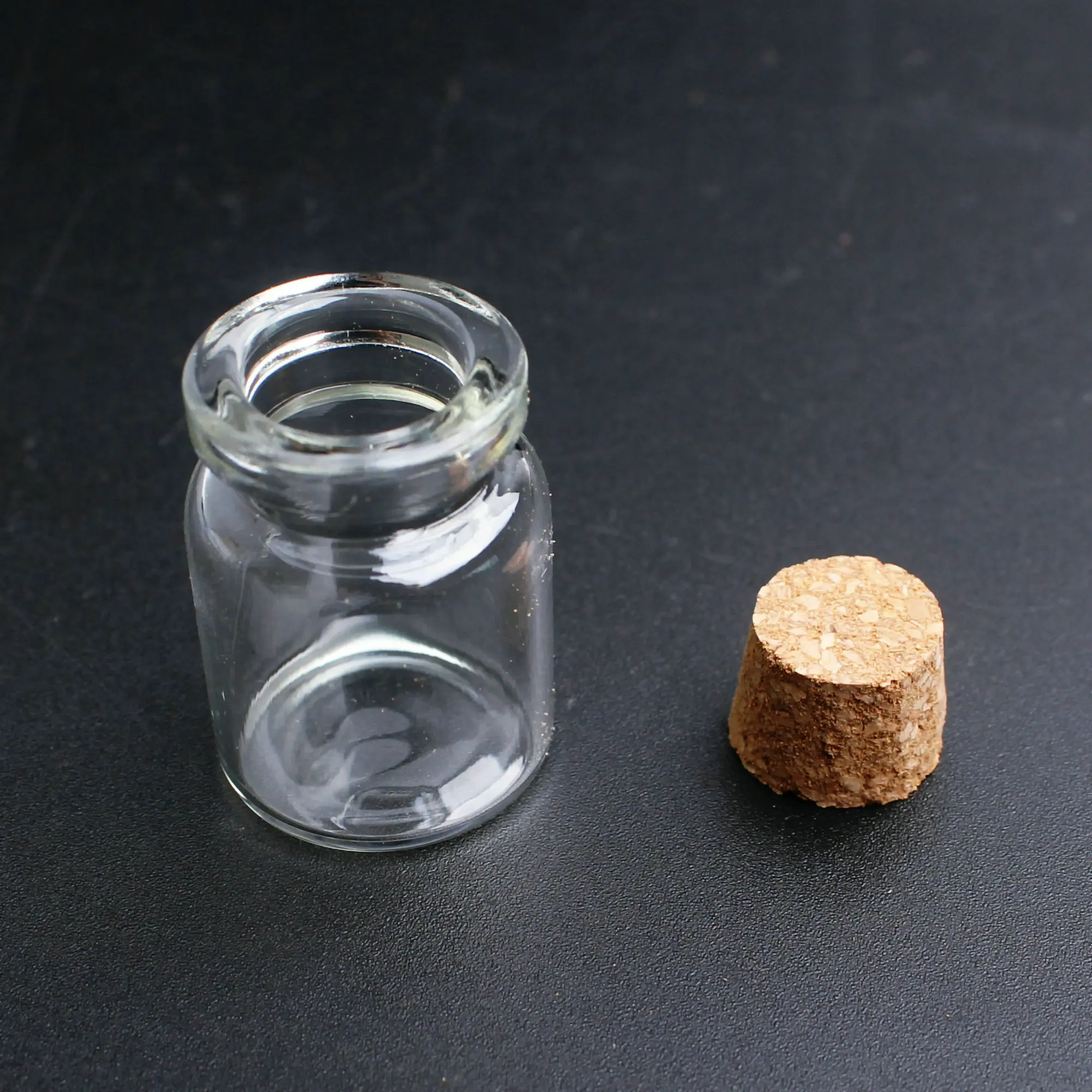 10 шт. мини стеклянные бутылки с пробкой|Камни| |