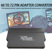 for fc to for n e s 60 pin to 72 pin adapter converter for nes clone console system