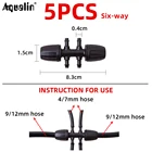 Соединитель с шестью способами соединения шланга от 912 мм до 47 мм