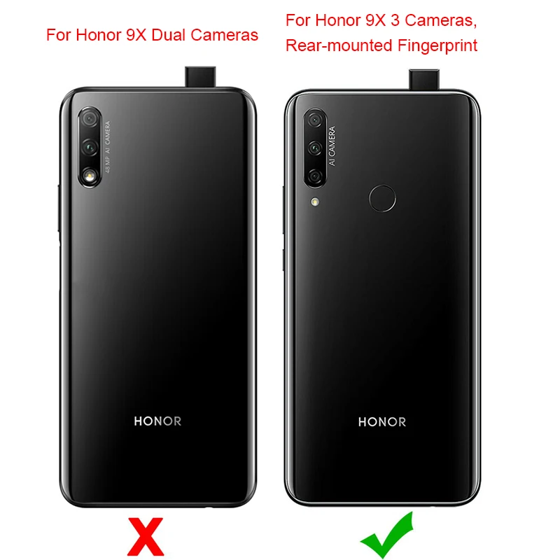 Прочная защитная пленка для экрана из углеродного волокна Huawei Honor 9X (3 камеры)/9X