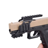 universal tactical pistol scope sight picatinny rail laser light polymer base mount for glock 17 5 56 1911 p22 hungitng