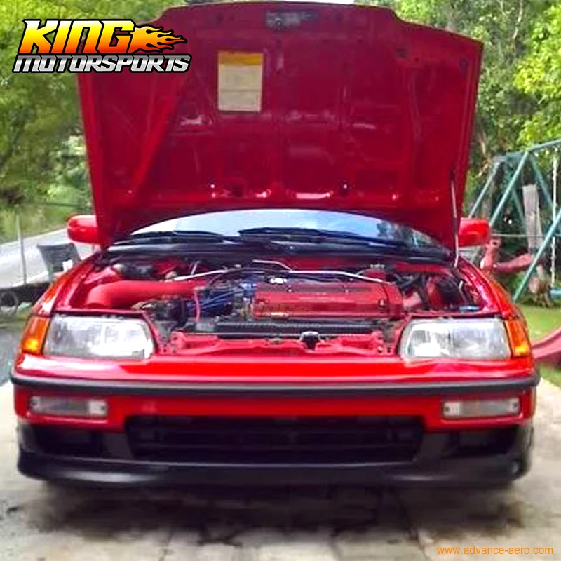 Подходит для Honda CRX Si 1990 1991 SIR T R стиль передний бампер спойлер поли уретан