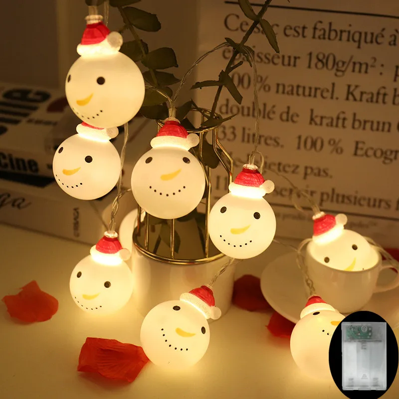 

Christmas Decorations for Home 2m 10 Led Santa Claus Fairy Lights String Christmas Tree Decoration Ornaments New Year 2022 Natal