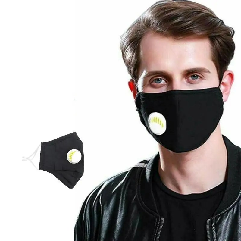 1 шт. PM2.5 хлопковая маска Пылезащитная Маска дыхательный клапан|Маски| |