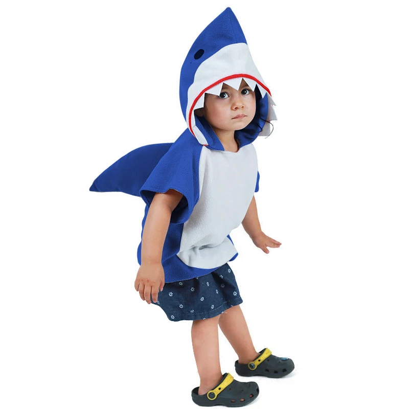 Костюм синей акулы Reneecho для малышей самый дешевый костюм на Хэллоуин маскарадный