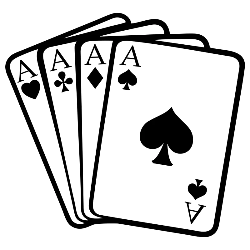 CK2218#15*16см наклейки на авто Четыре туза. Карты водонепроницаемые наклейки на машину наклейка для авто автонаклейка стикер этикеты винила наклейки стайлинга автомобилей