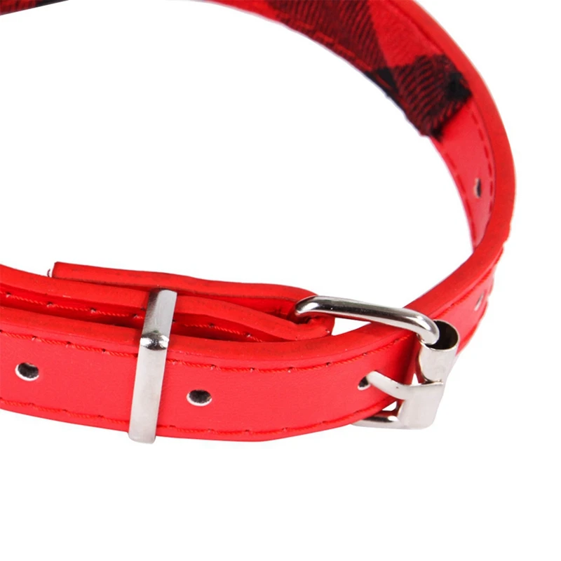 

Plaid Puppy Dog Cat Bandana Scarf Adjustable Dog Pet Dog Accessories Bandana Bibs Pet Supplier-#