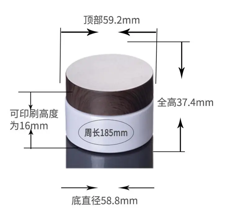 

30ml/g White Glass Cream Jar with Black Wooden Lids Cap, Glass Container Cosmetic,glass Jar with Bamboo Wood Cap 100pcsWholesale