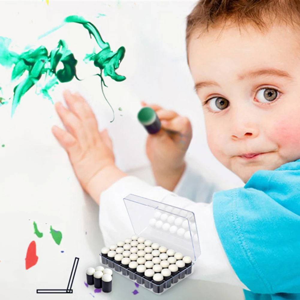 

10 Pcs Children's Graffiti Finger Cover Kids Painting Finger Sponge Art and Craft Drawing Project Finger Painting Sponge Set