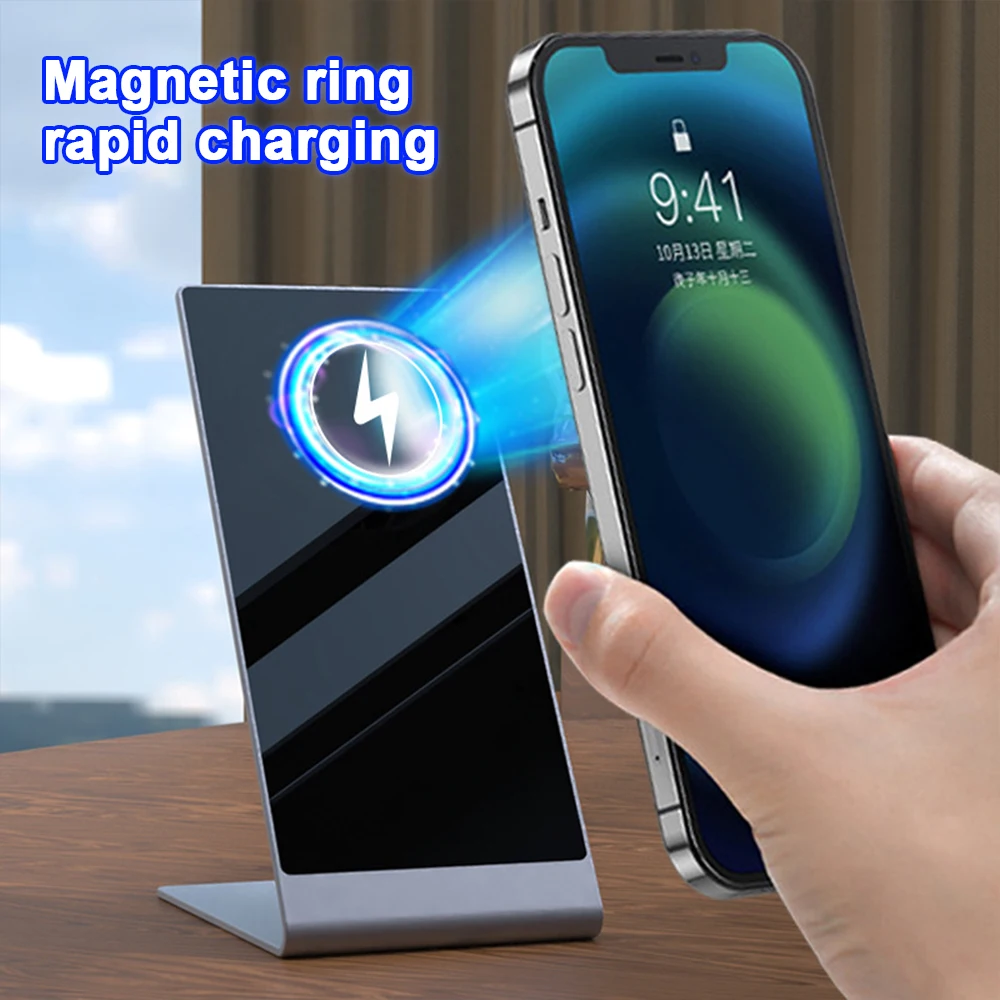 

Новинка 2021, держатель для быстрой зарядки 15 Вт, магнитное Беспроводное зарядное устройство для Iphone12, Xiaomi, Huawei, Samsung, универсальное зарядное у...
