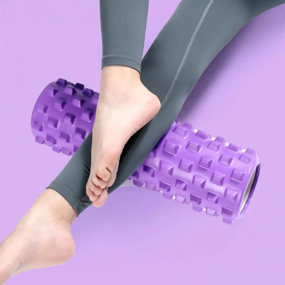 

Yoga Column Fitness Pilates Yoga Foam Roller Pain Relief Muscle Relax Massage Roller Grid Trigger for Gym Fitness Equipment