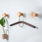 Деревянный крючок, вешалка для одежды, одежды, винтовой дизайн, деревянная вешалка для ключей, настенная вешалка для ключей, нордическая домашняя вешалка для одежды