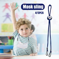 45 pcs adjustable length lanyard holder hanger around the neck rest ear saver for kids school ear holder drop shipping